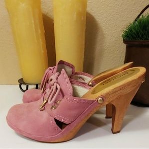 MK Pink Suede EUC